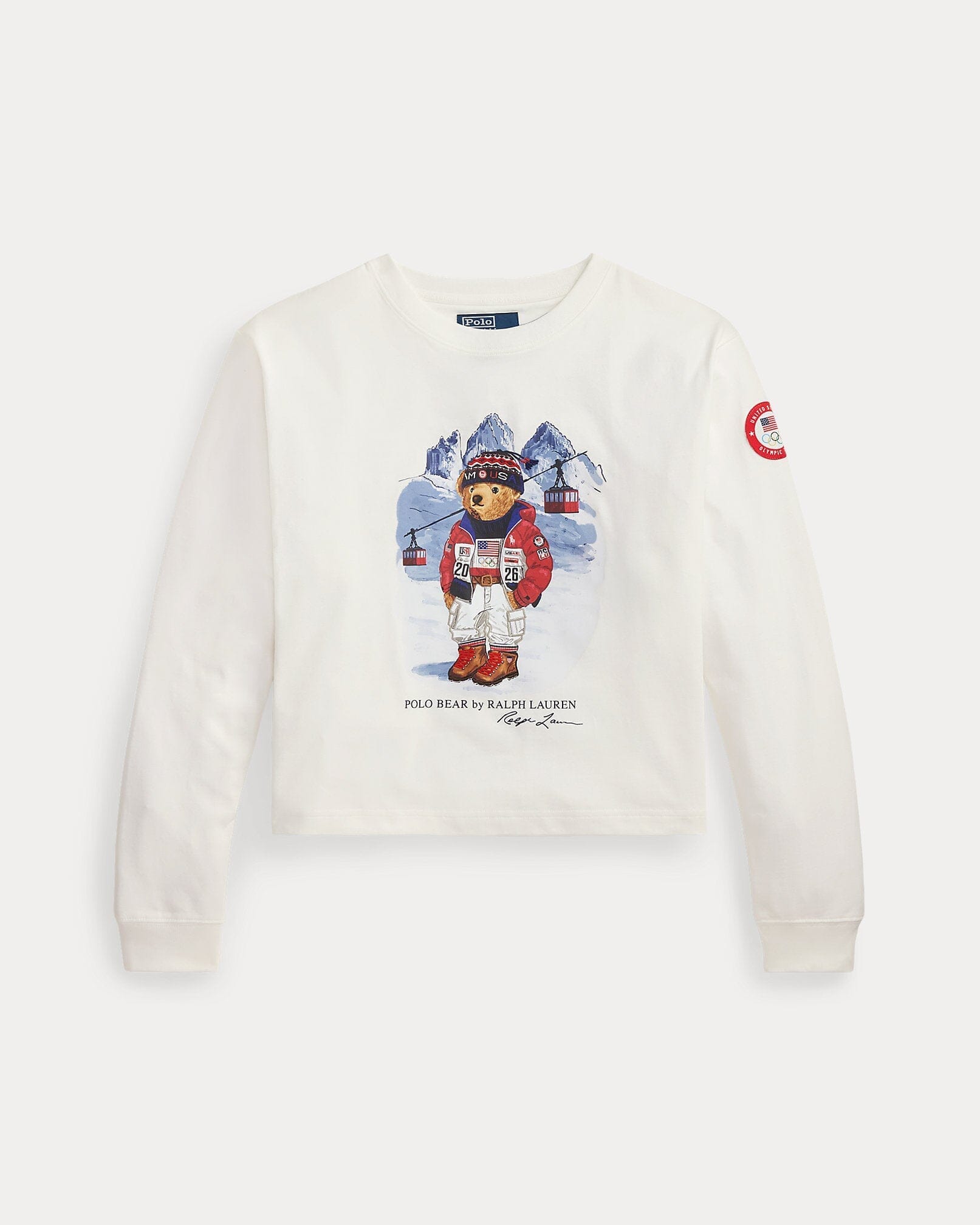 RL Team USA Polo Bear Long-Sleeve T-Shirt - Imagem 2
