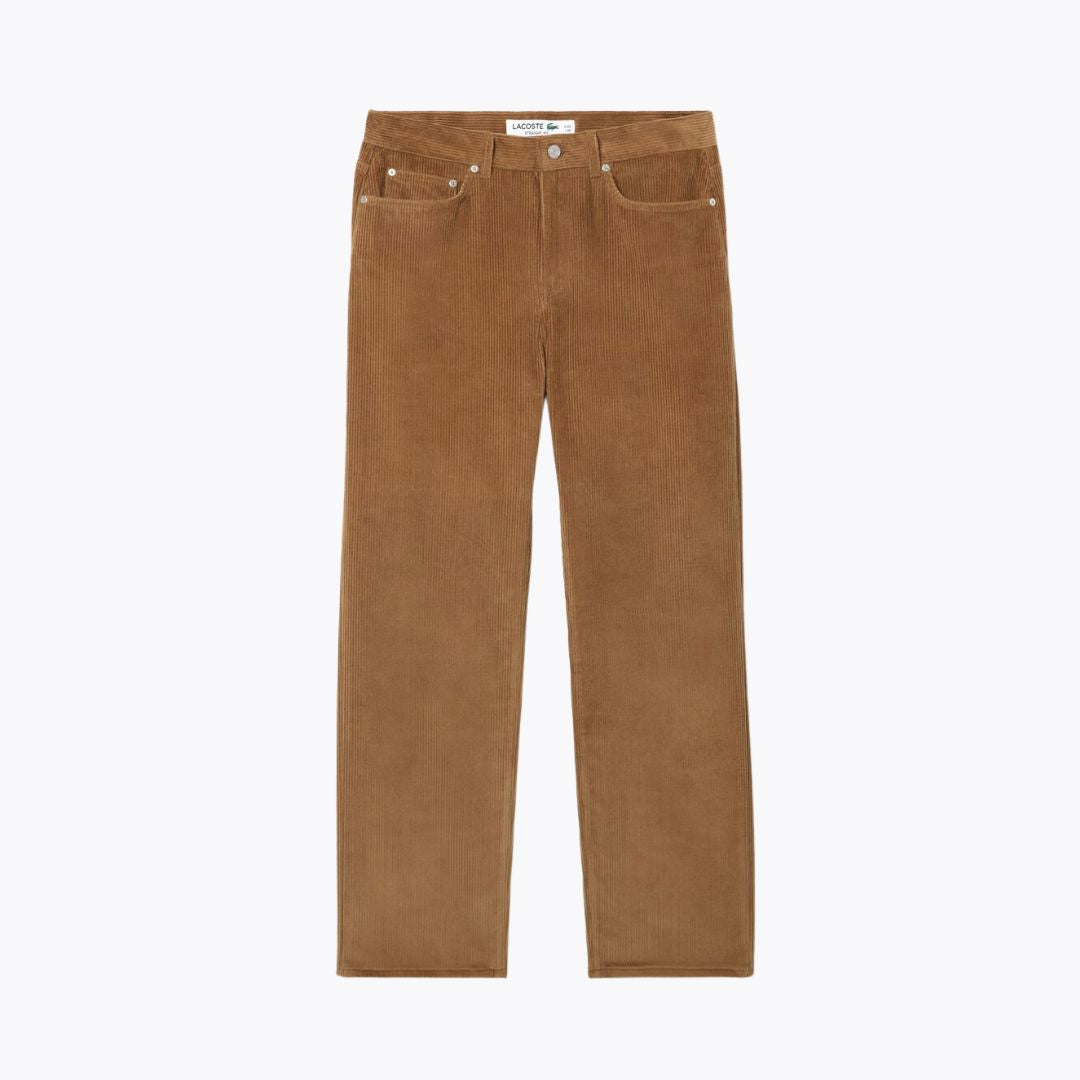 LC 5 Pocket Straight Fit Velour Pants - Imagem 1