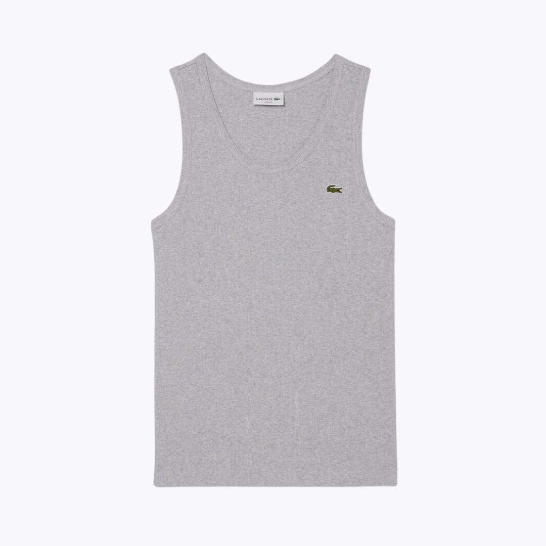 LC Slim Fit Ribbed Cotton Tank Top - Imagem 1