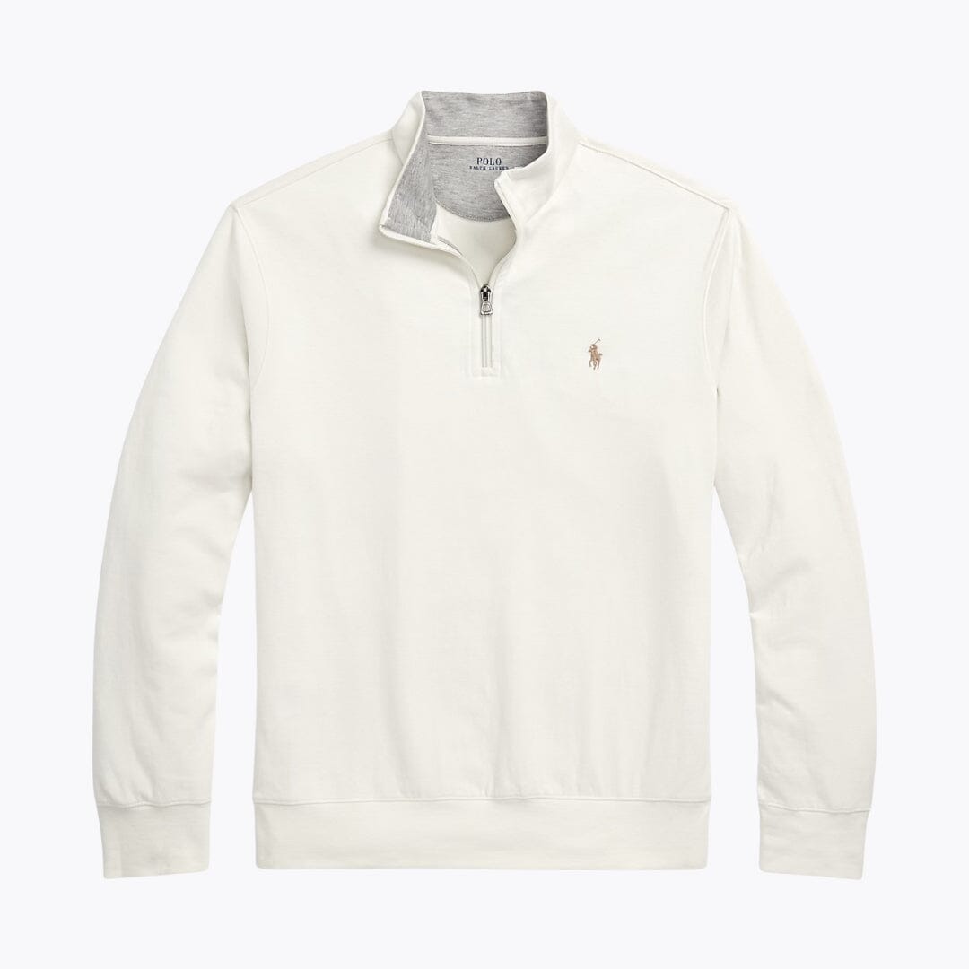 RL Luxury Jersey Quarter-Zip Pullover - Imagem 1