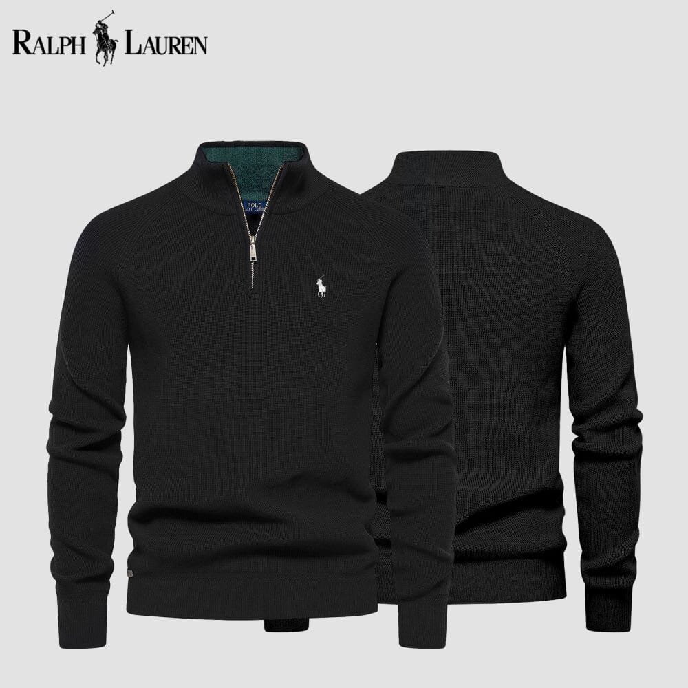 RL Zip Cable-Knit Wool Knit Sweater - Imagem 2