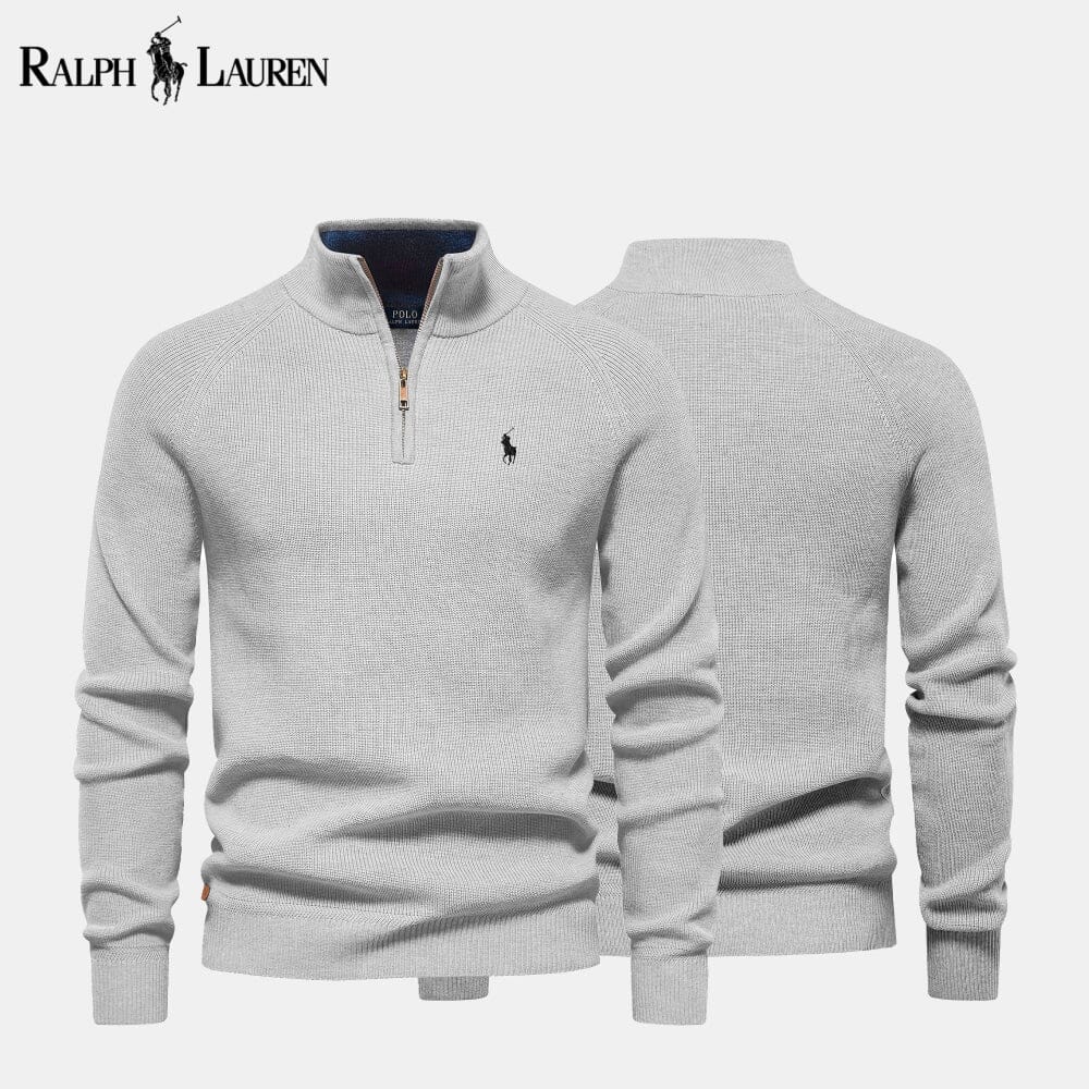 RL Zip Cable-Knit Wool Knit Sweater - Imagem 3