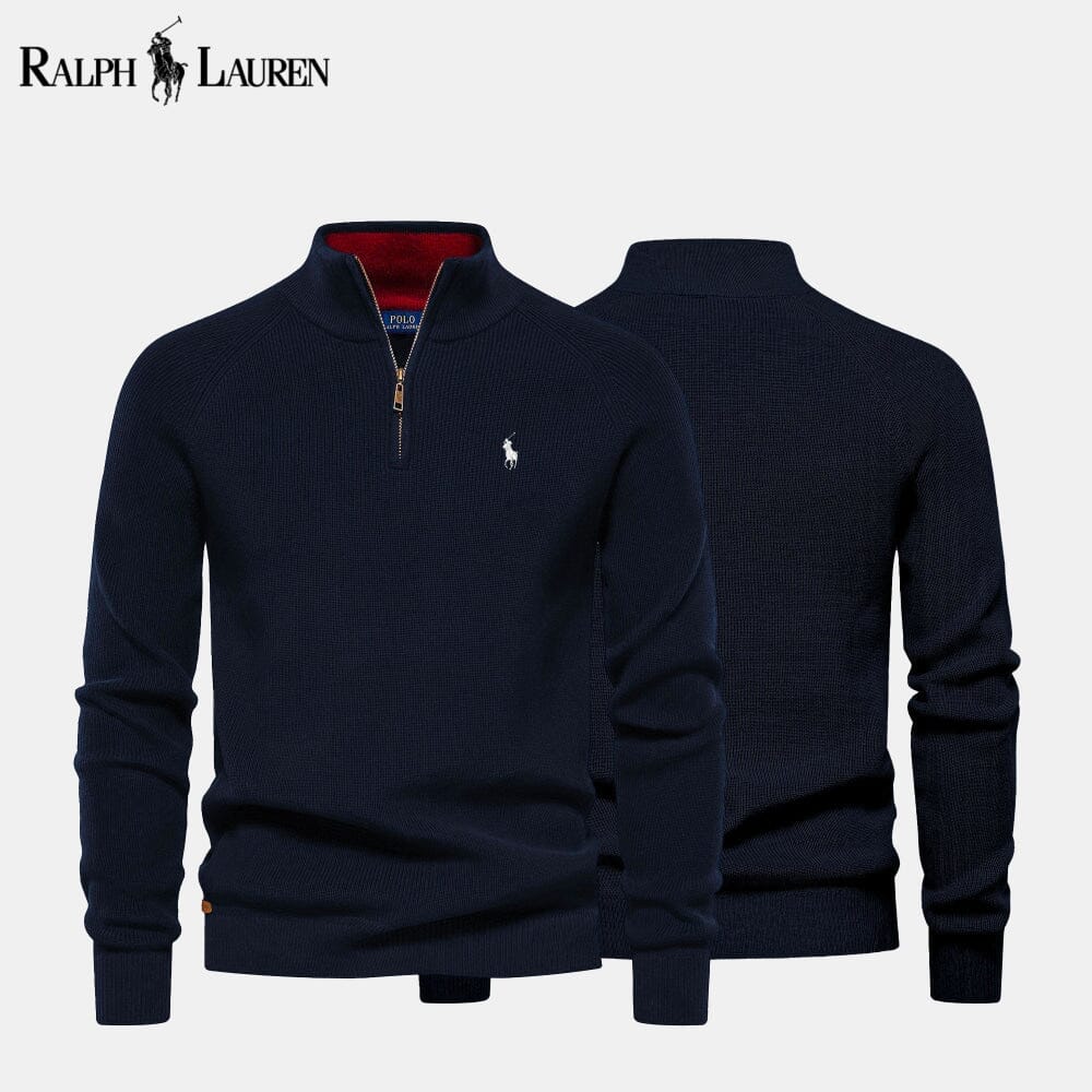 RL Zip Cable-Knit Wool Knit Sweater - Imagem 4