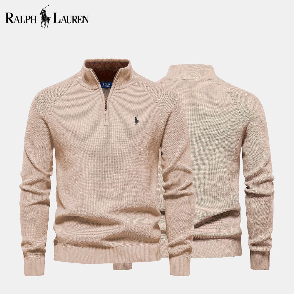 RL Zip Cable-Knit Wool Knit Sweater - Imagem 5