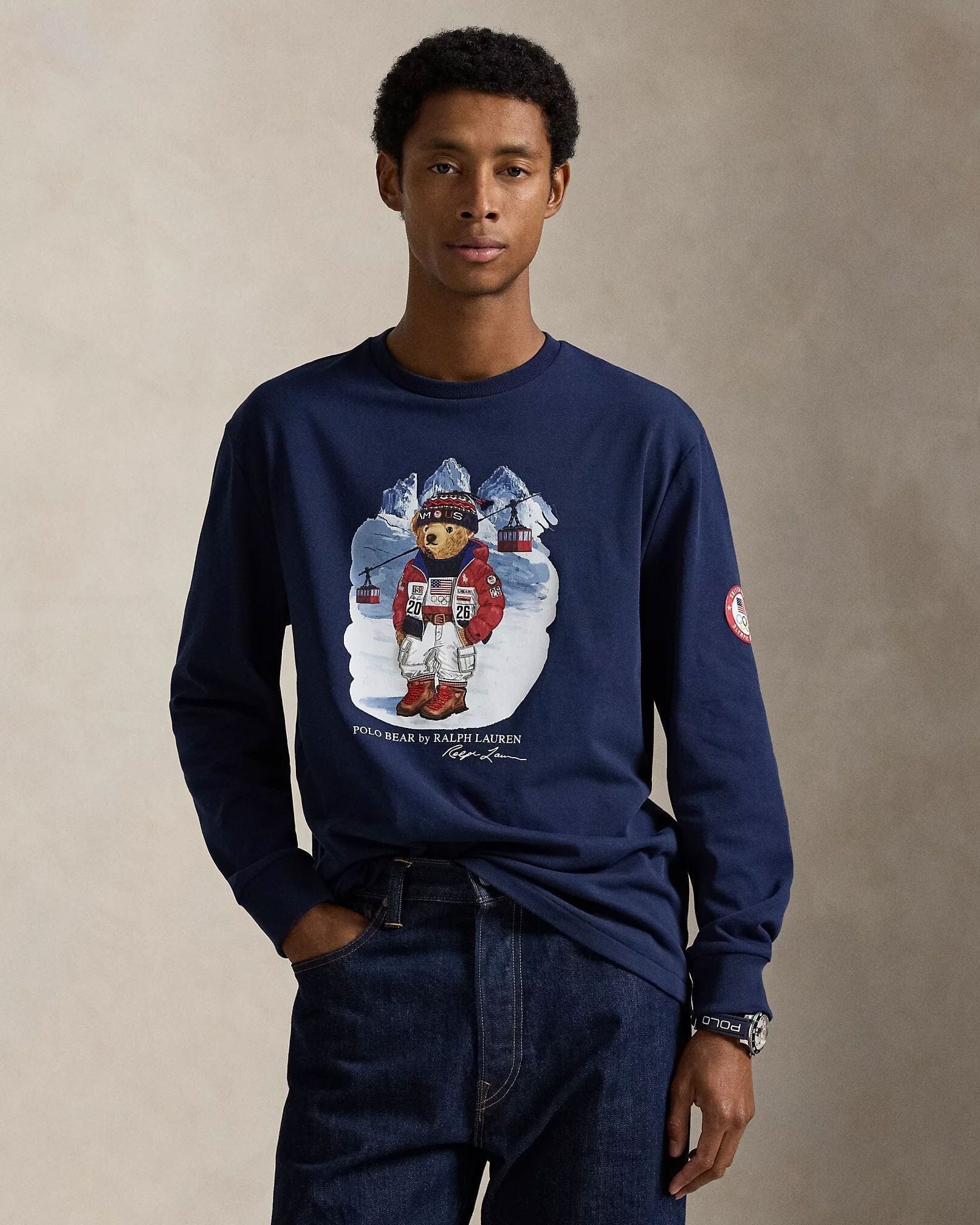 RL Team USA Polo Bear T-Shirt - Imagem 1