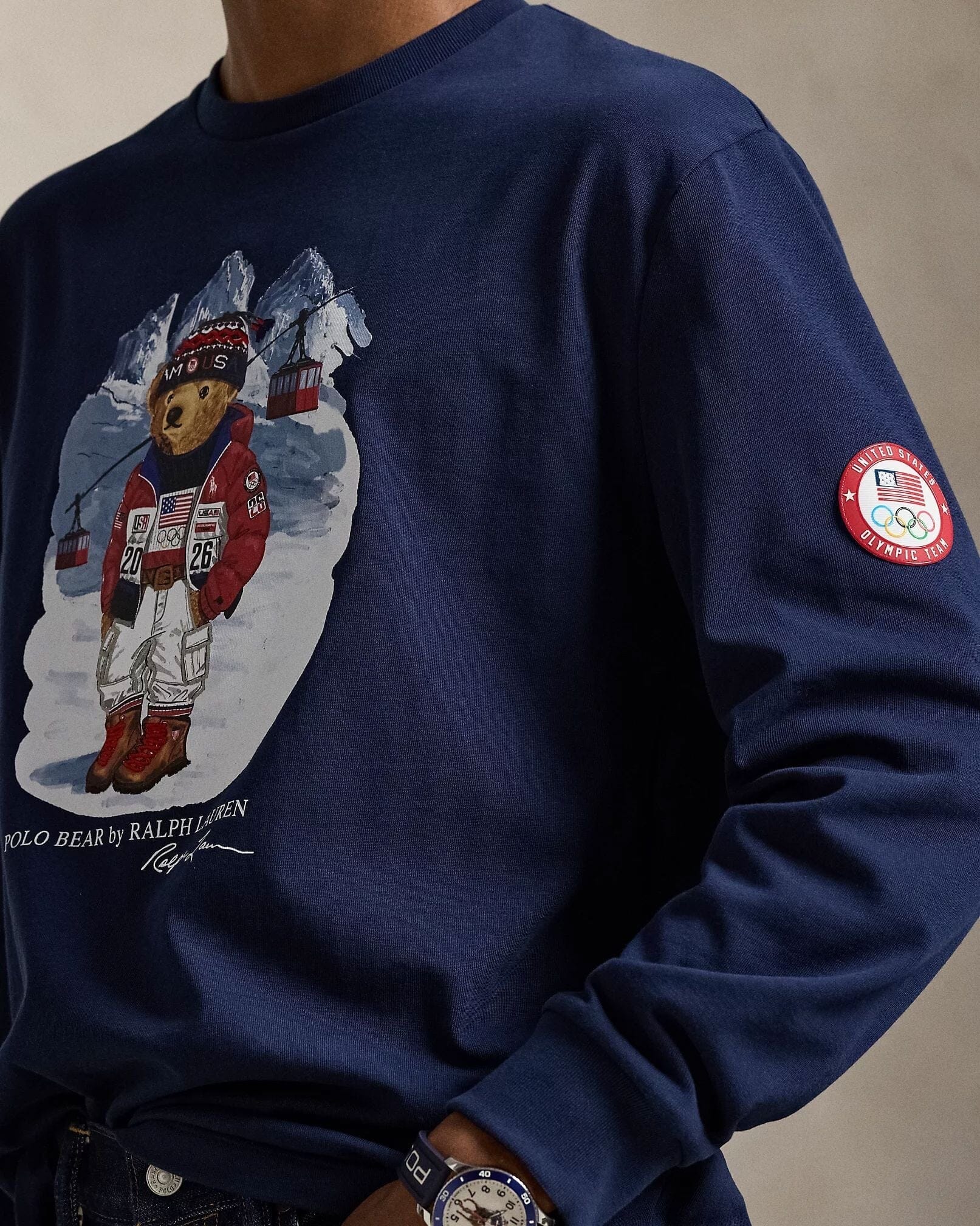 RL Team USA Polo Bear T-Shirt - Imagem 5